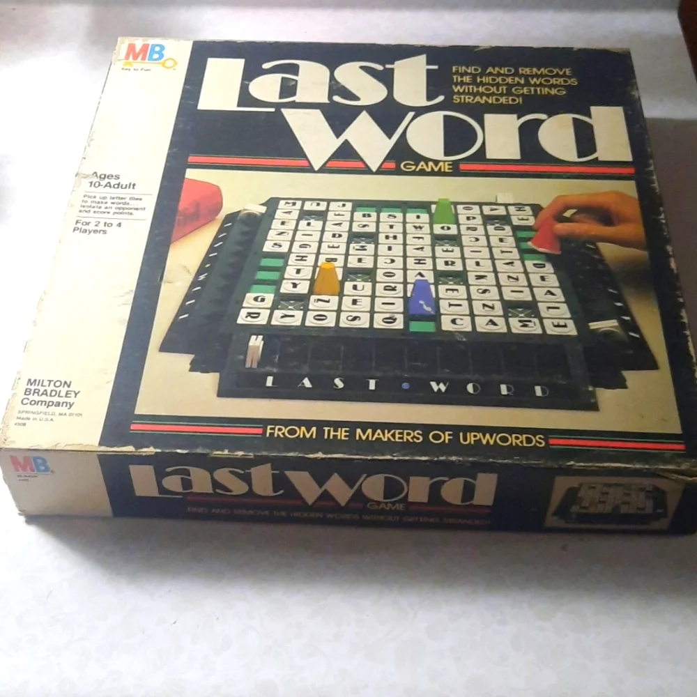 Last Word game by Milton Bradley - Complete